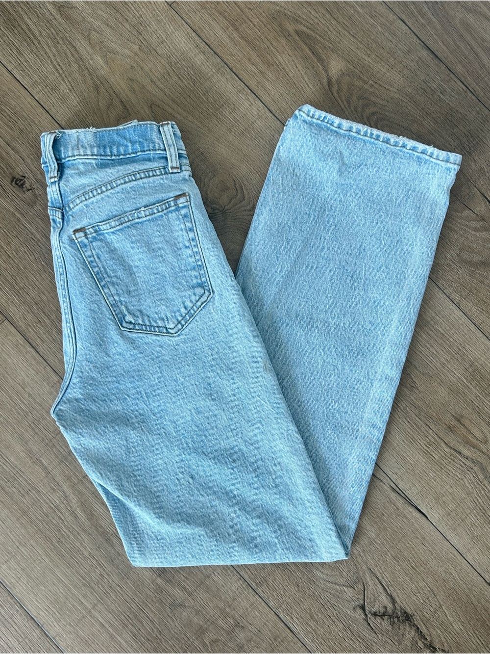 Abercrombie & Fitch Light Blue Relaxed Fit Jeans
